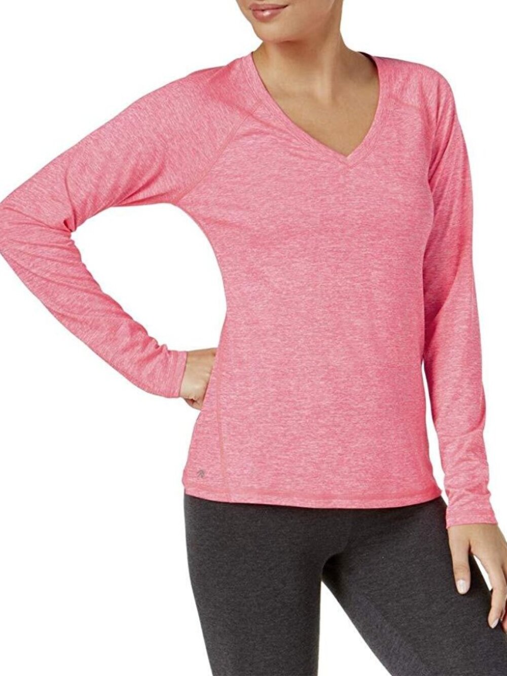 Ideology Womens Activewear Rapidry Long Sleeve Performance Top